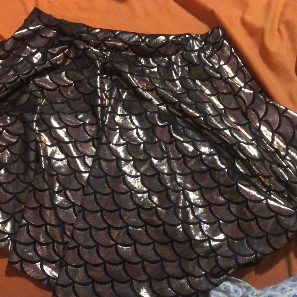 Gold mermaid skirt